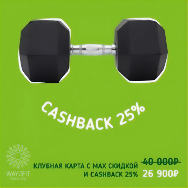         max    cachback 25% 26 900 . way2fit